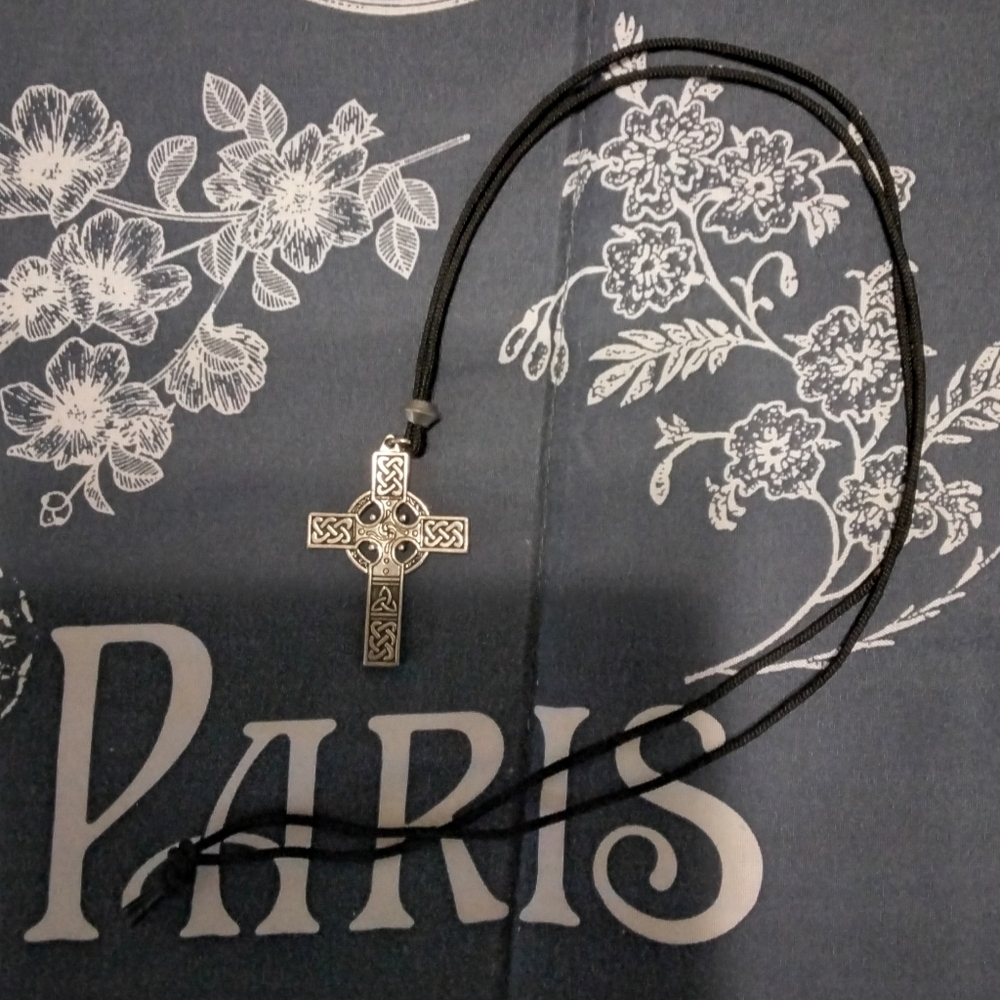 Silver Cross Pendant Necklace